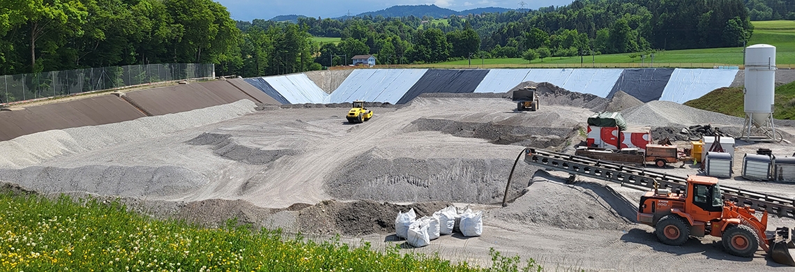 Deponie Burgauerfeld in Flawil